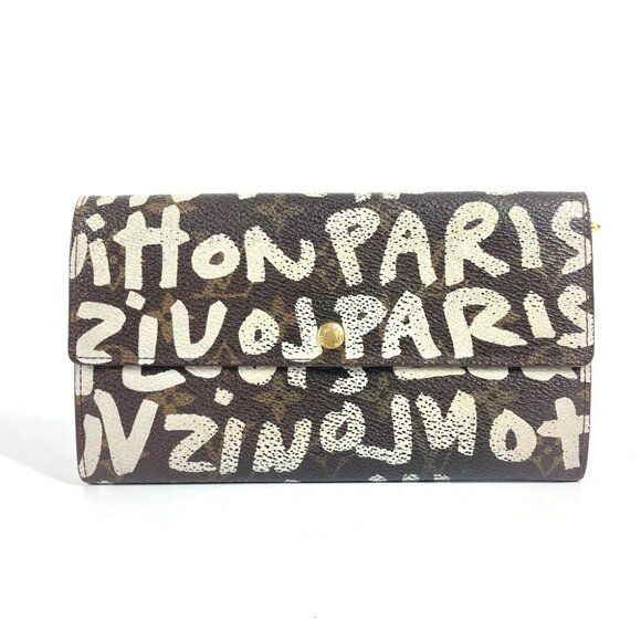 LOUIS VUITTON Old MonogramGraffiti Pochette Porto Monnaie Credit wallet - Picture 1 of 14